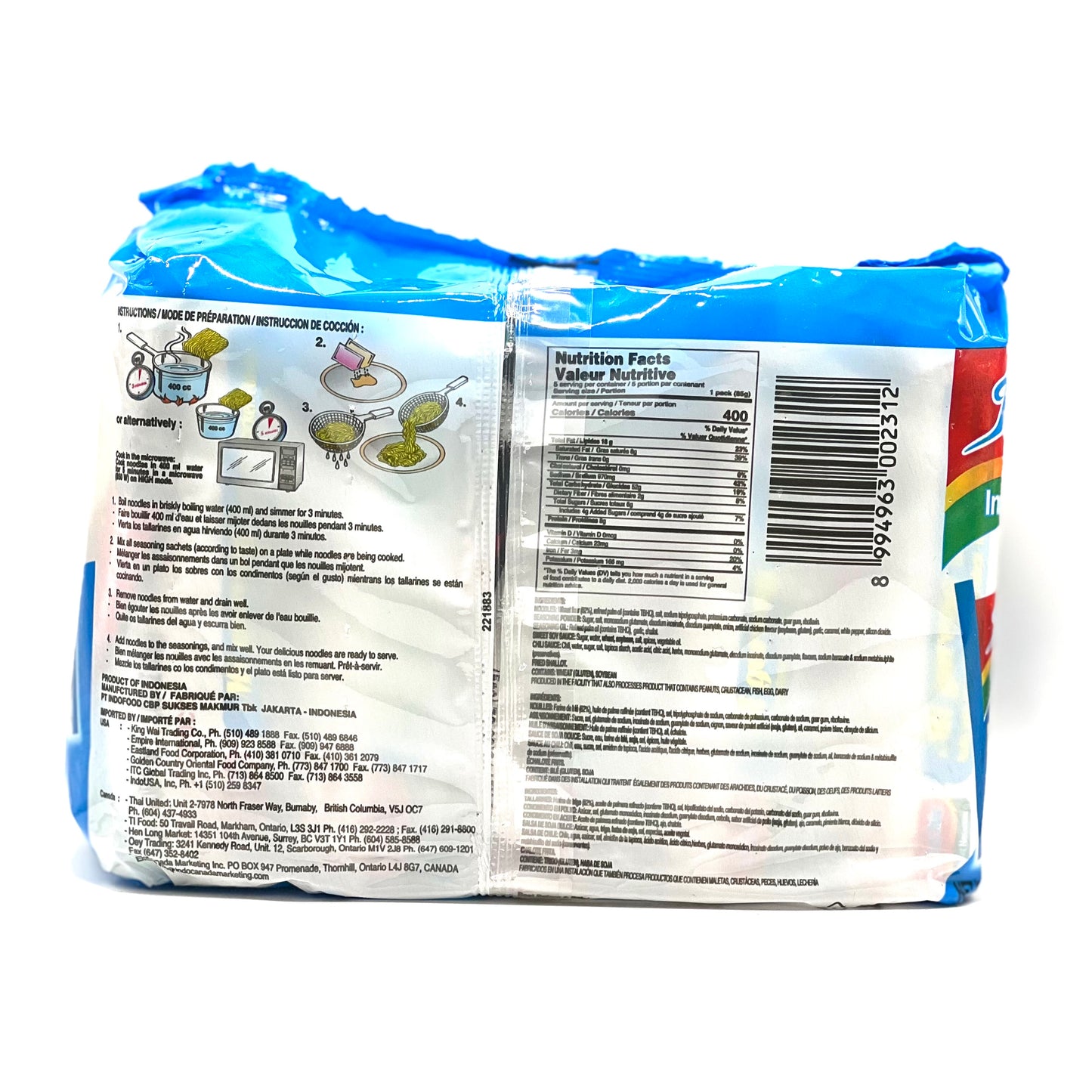 Indomie Mi Goreng BBQ Noodles 5 Pack
