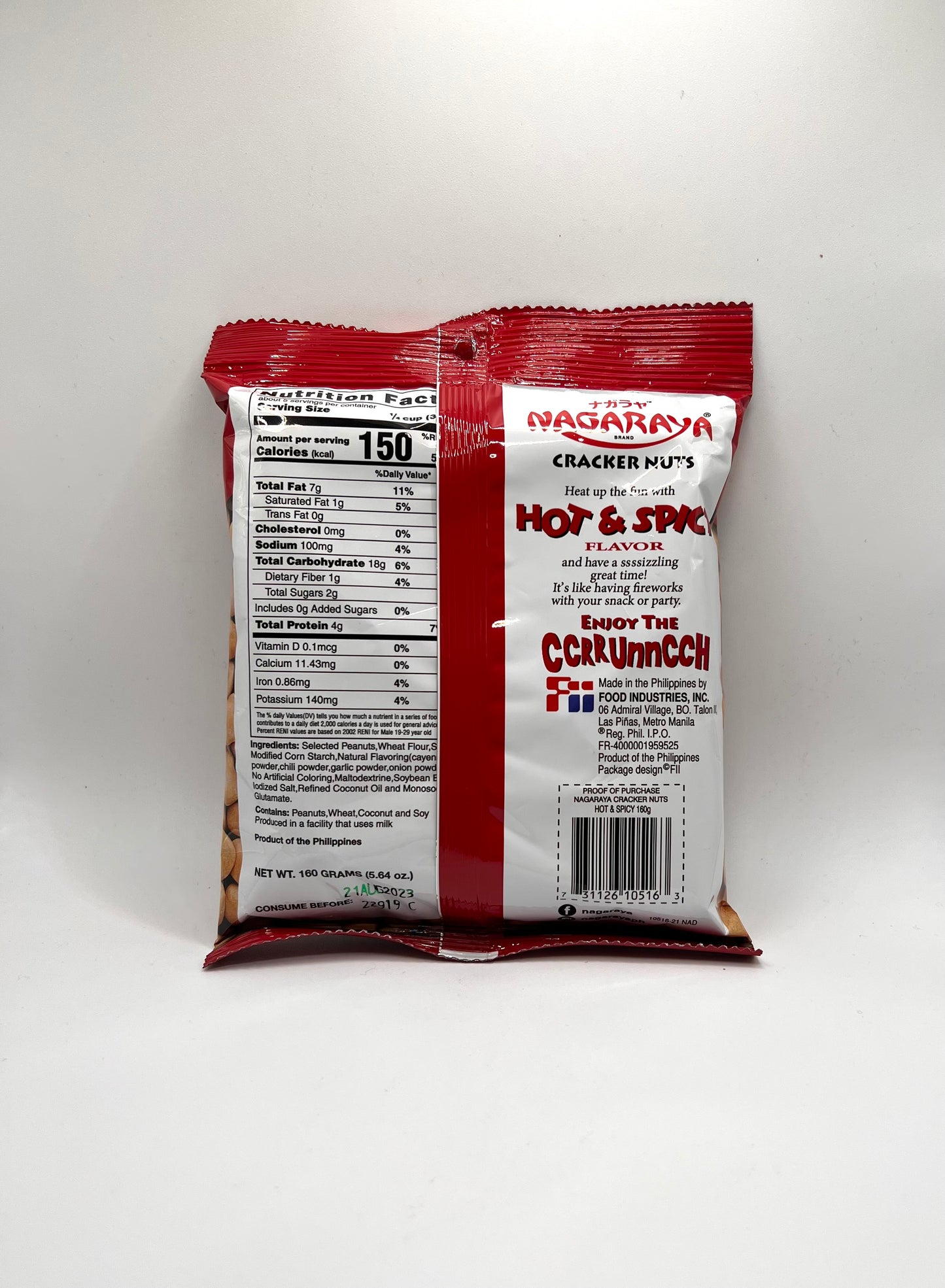 Nagaraya - Hot & Spicy Flavored Coated Peanuts