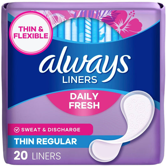 ALWAYS LINER REGULAR 20CT