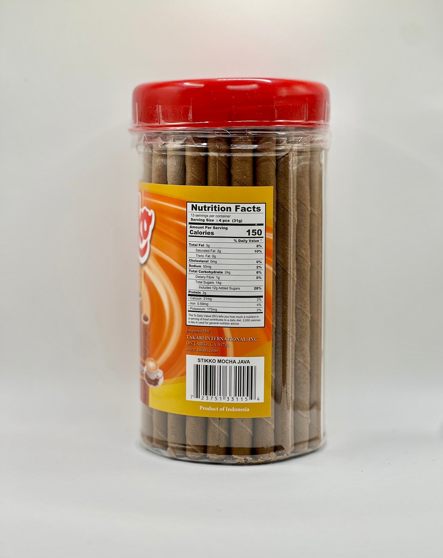 Stikko Mocha Java Wafer Sticks