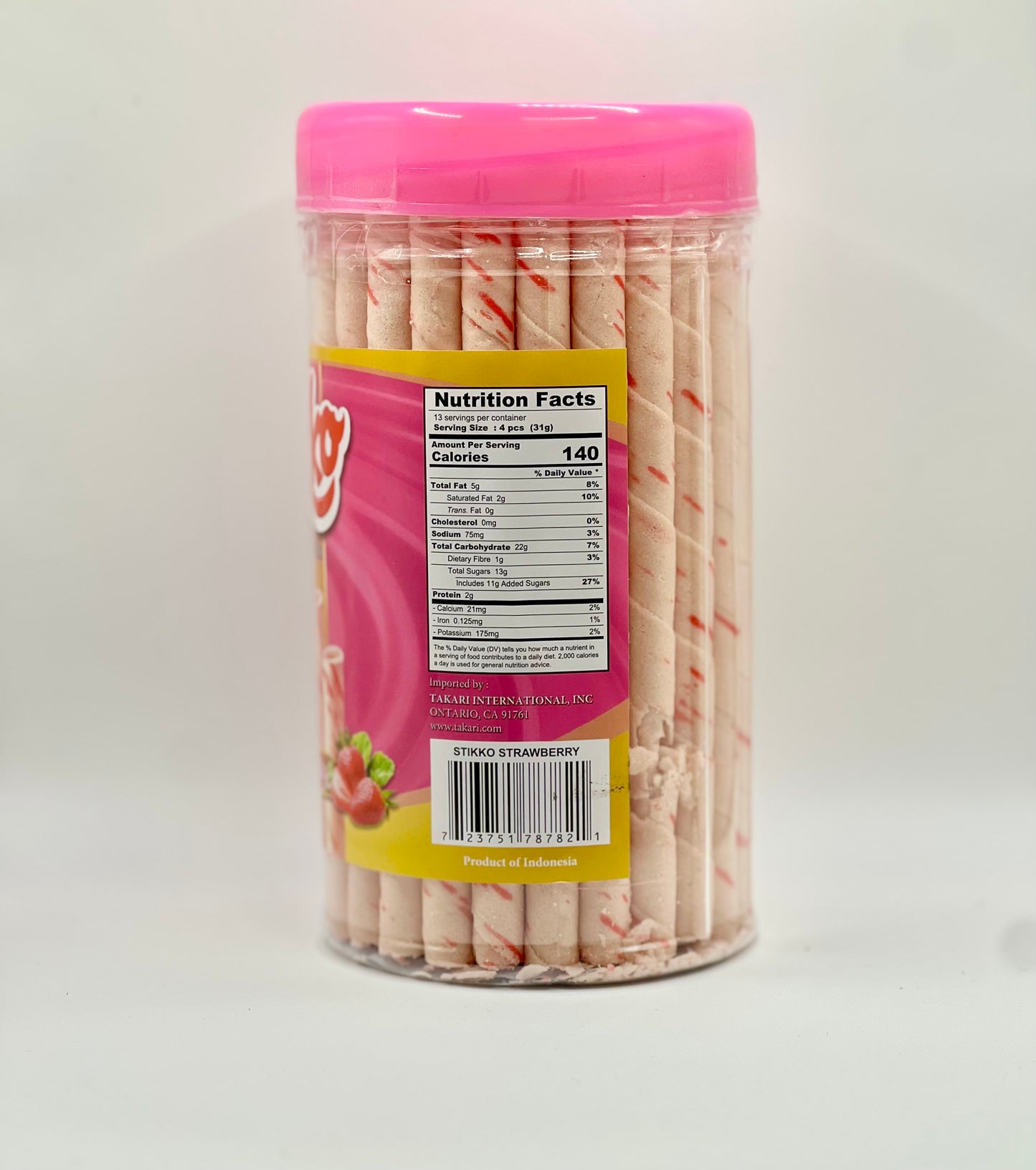 Stikko Strawberry Wafer Sticks