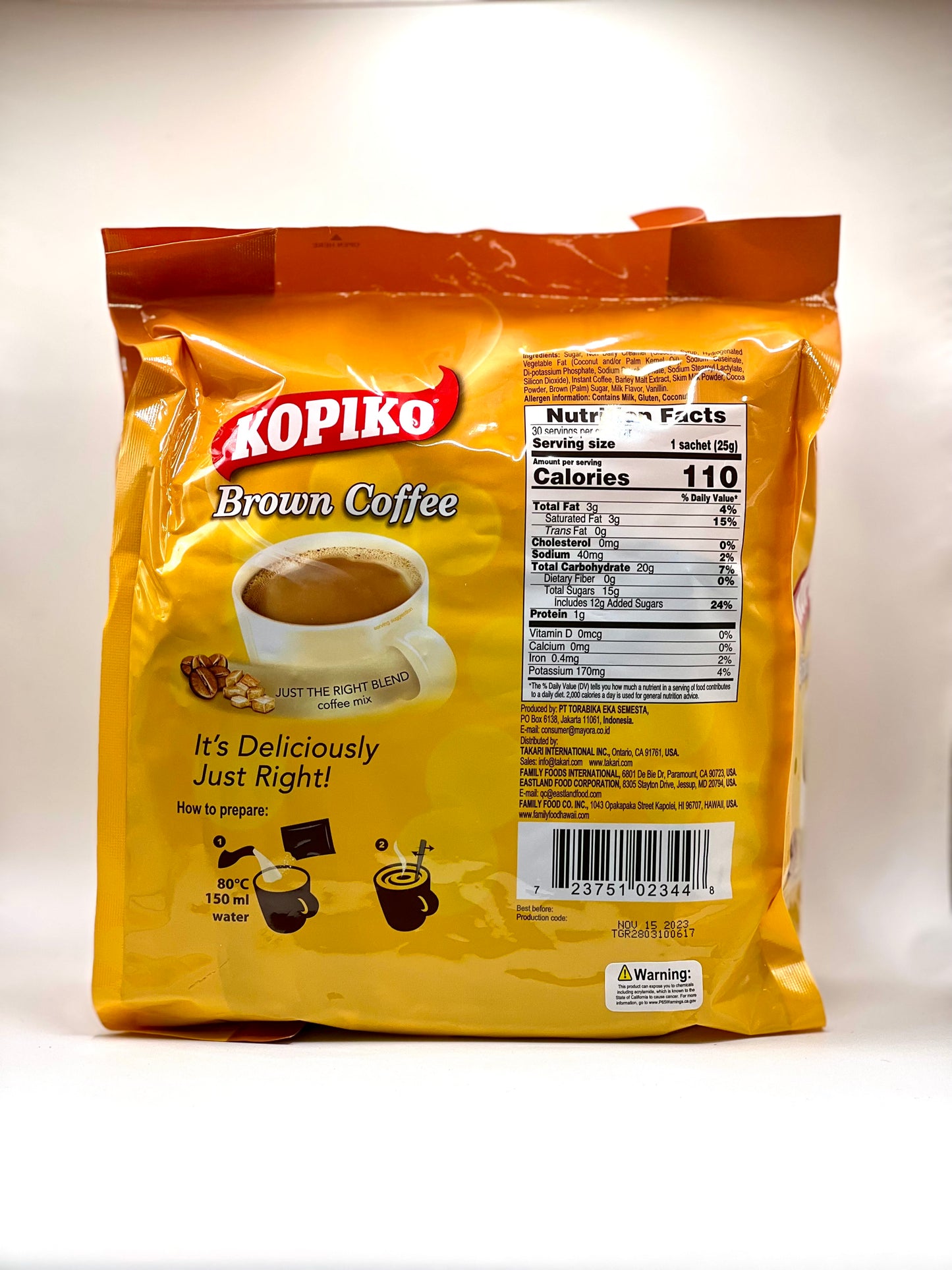 Kopiko Brown Coffee 30 Packets