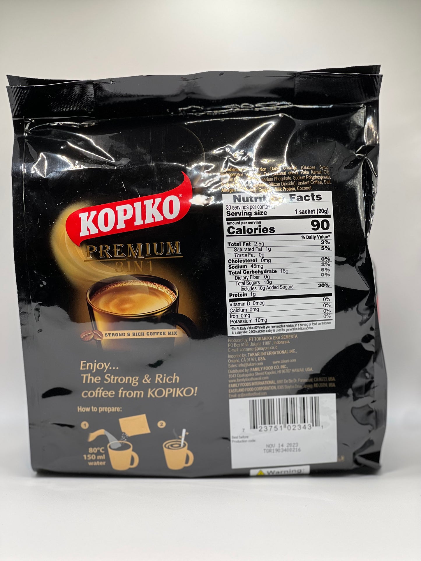 Kopiko Black - 30 Packets