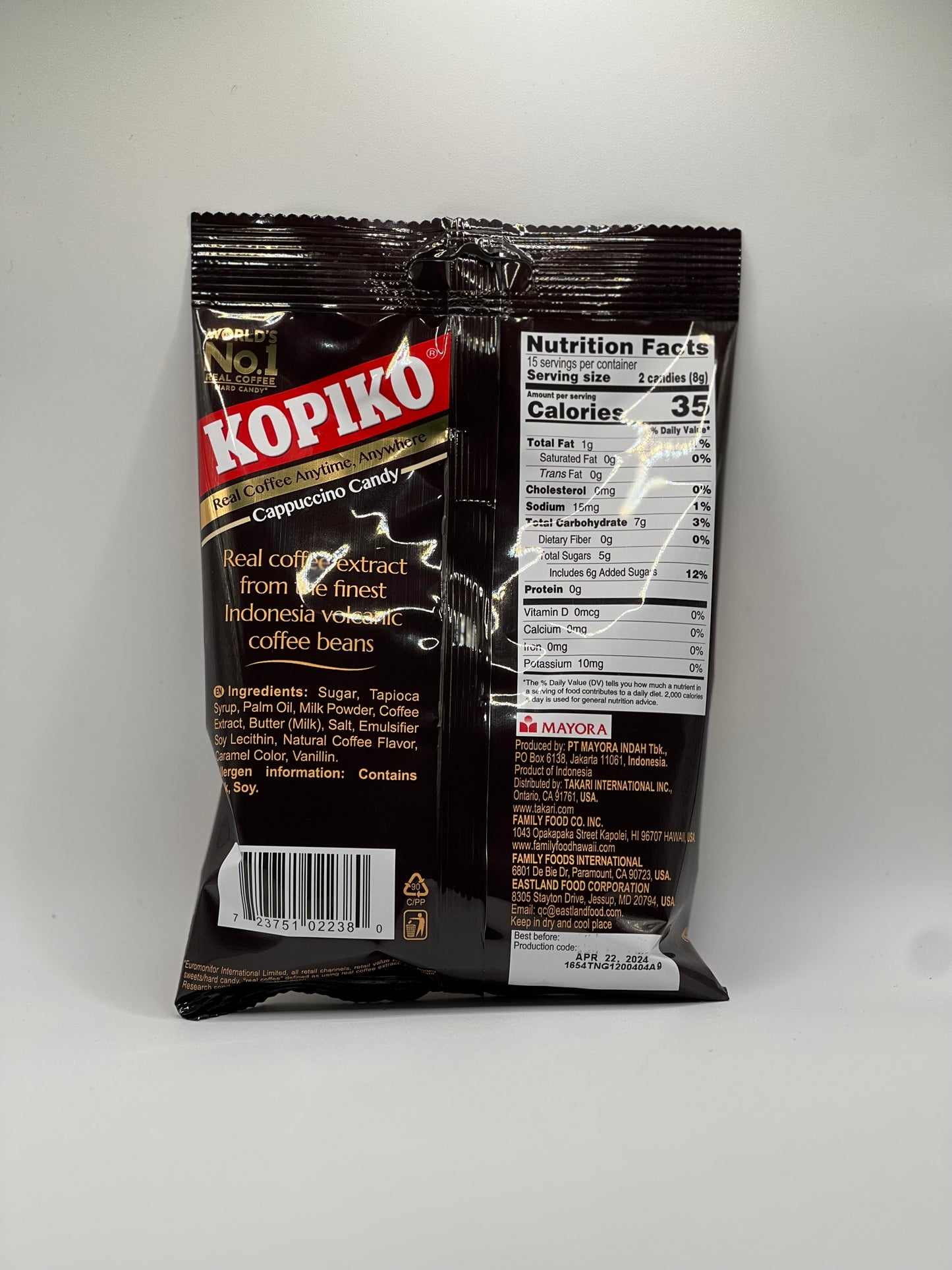 Kopiko Cappuccino Hard Candy