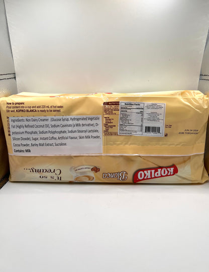 Kopiko Blanca White Coffee 30 Packets