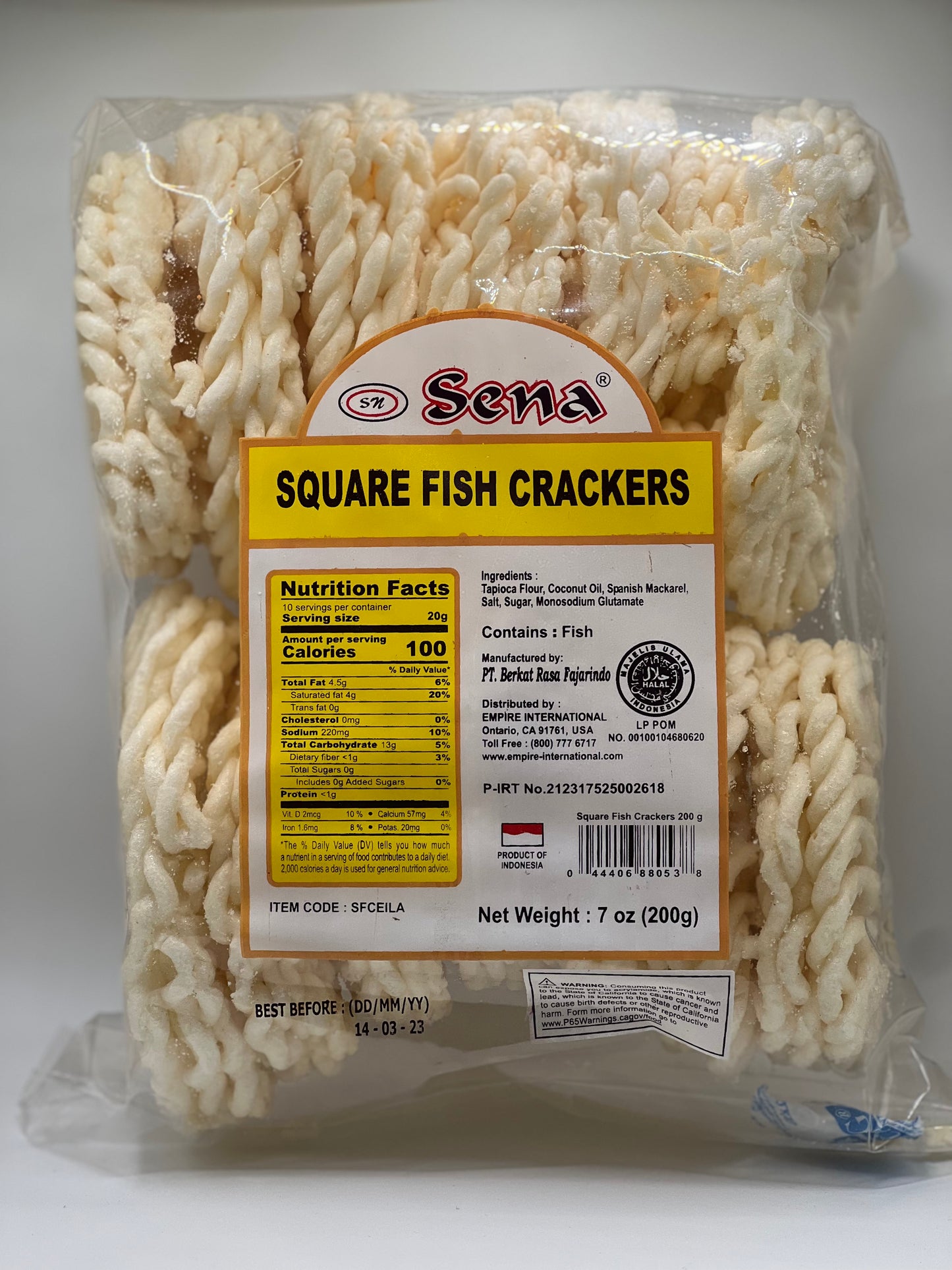 Sena Square Fish Crackers