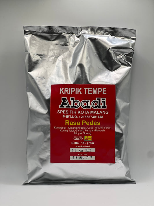 Kripik Tempe Abadi Rasa Pedas