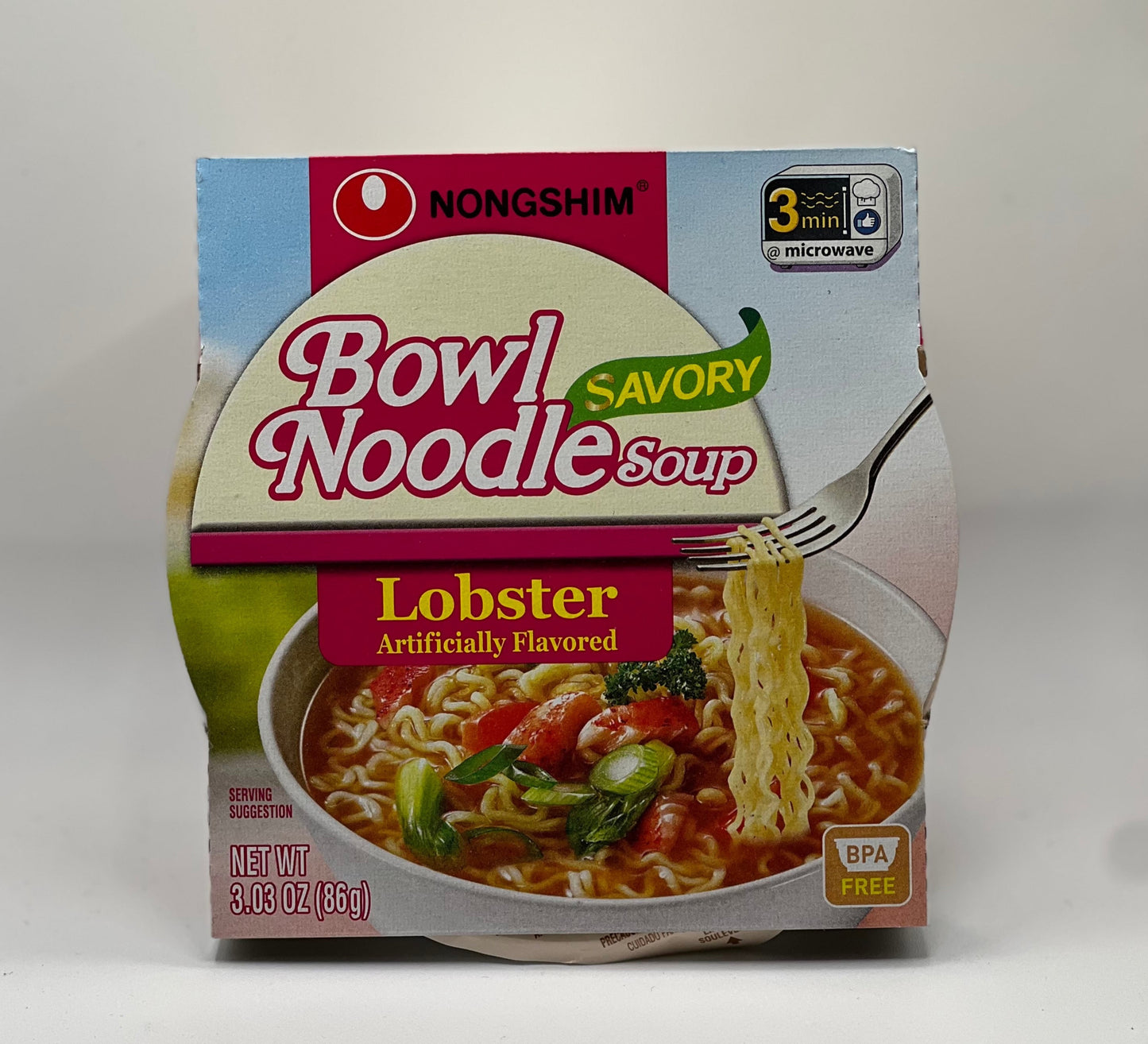 Nongshim Bowl Noodle Soup - Lobster