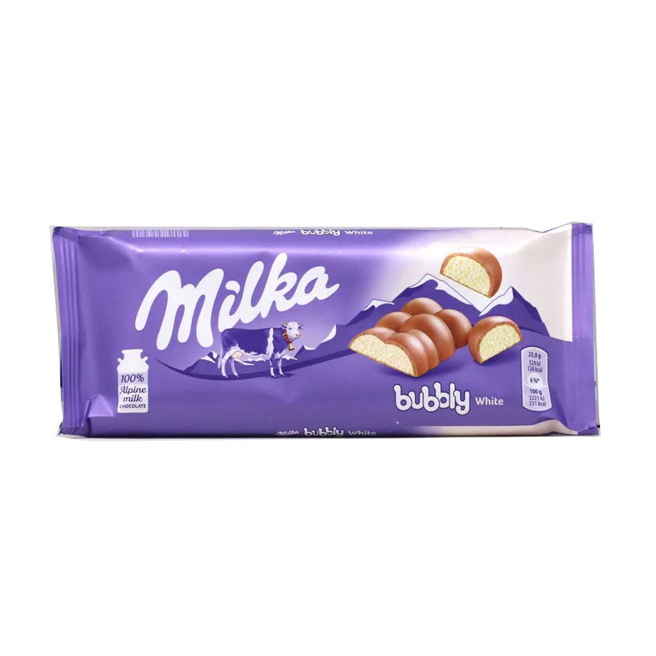 Milka White Bubbly Chocolate