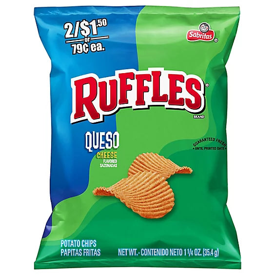 Ruffles Queso Flavored Potato Chips