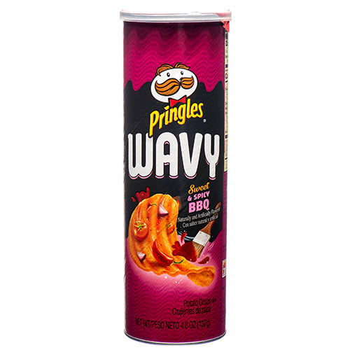 Pringles Wavy Extra BBQ